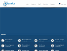Tablet Screenshot of bufetegranados.com